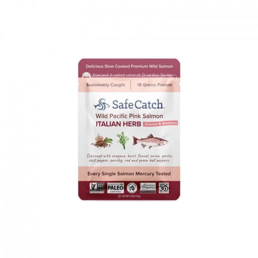 Safe Catch Wild Pacific Pink Salmon Italian Herb