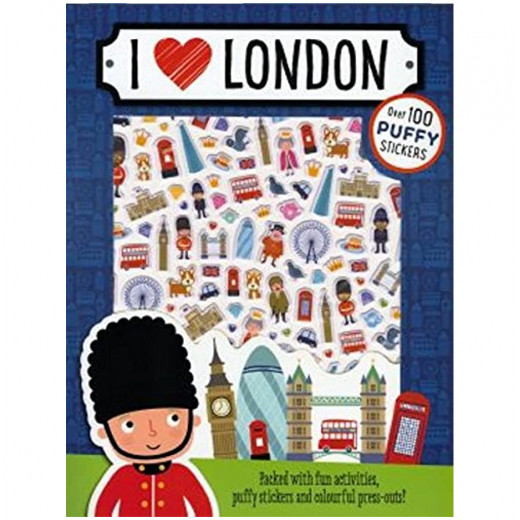 كتاب نشاط ملصق منتفخ أنا أحب لندن من ميك بيليف ايدياز