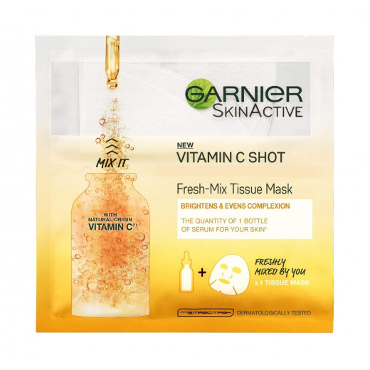 Garnier Skin Active Fresh Mix Tissue Mask With Vitamin C 33g