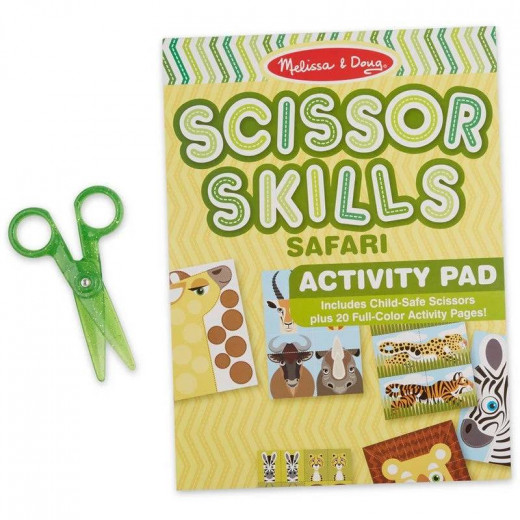 Melissa and Doug Scissor Skills Activity Pad , Safari