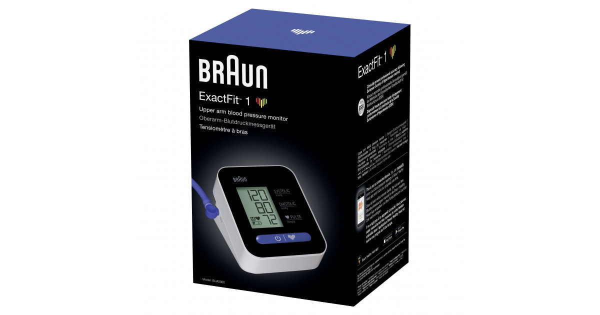  Braun ExactFit 1 Upper Arm Blood Pressure Monitor