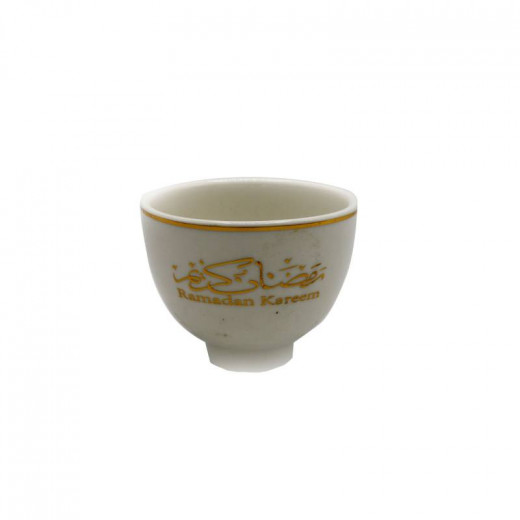Nokhba Arabic Coffee Set, White Color, 12 Piece