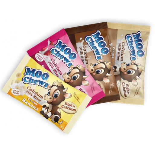 Moo Chews Snack Pack, Chocolate Flavor, 18g