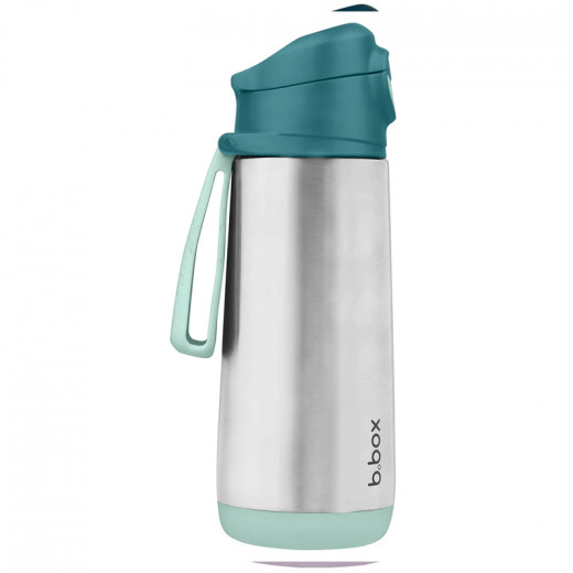 B.Box Insulated Sports Bottle – Emerald Forest, 500ml