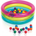 Intex Inflatable Ball Pool With 50 Coloured Balls