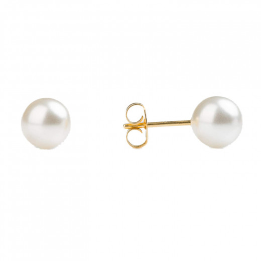 Studex Sensitive White Pearl Stud Earrings, 7 Mm