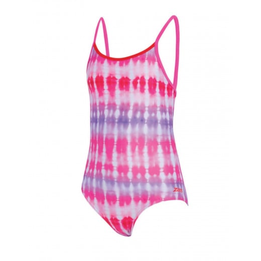 Zoggs Star Back Girls Swimsuit, Pink
