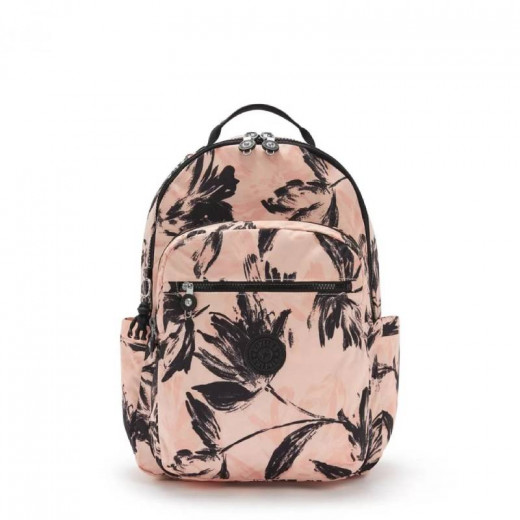 Kipling Seoul Backpack, Coral Flower