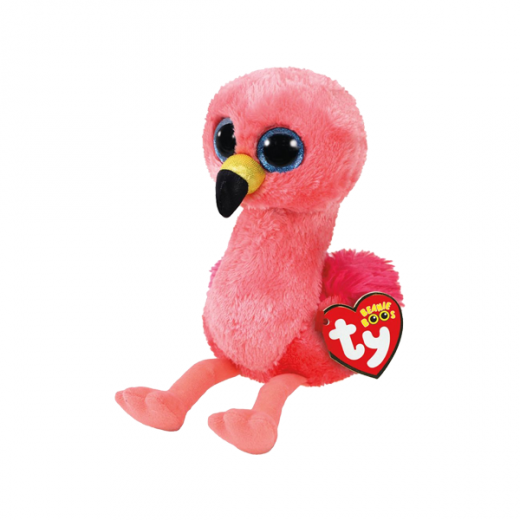 Ty Beanie Boos Flamingo Gilda Pink Med 9in