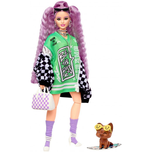 Barbie Extra Doll with Racecar Jacket