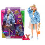 Barbie Extra Fashion Doll With Blue Suit