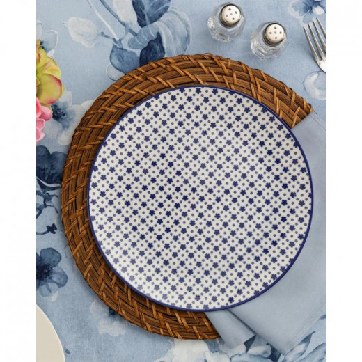 Madame Coco Rêve Bleu Délicat Serving Plate, 25 cm