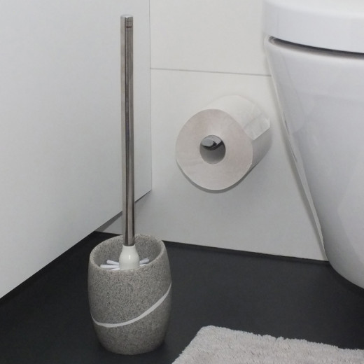 Kela "Talus" toilet brush, gray color