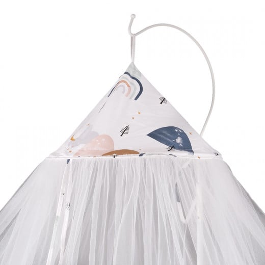 Baby Bed Moon Cone Mosquito Net DeepTeal