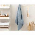 English Home Leafy Bath Towel, Blue Color, 70*140 Cm