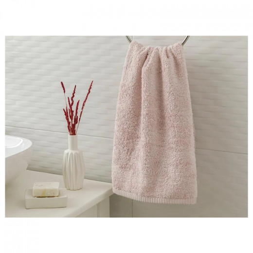 English Home Leafy Bamboo Face Towel, Pink Color, 50*90 Cm