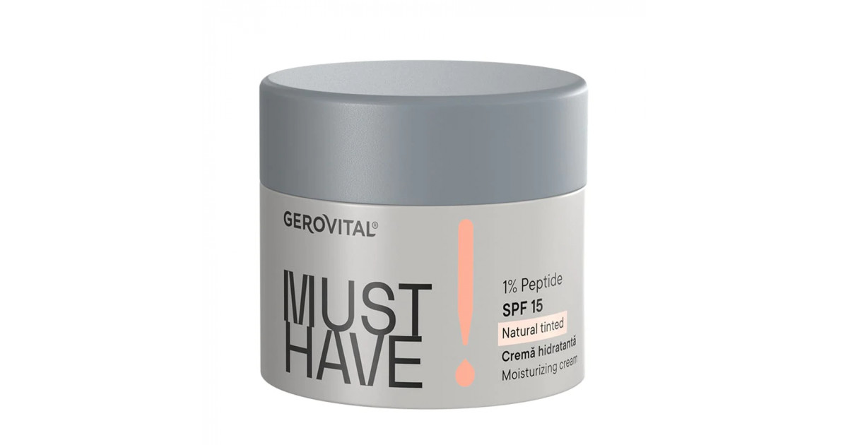 Gerovital Must Have Moisturizing cream 1% Peptide | Gerovital ...
