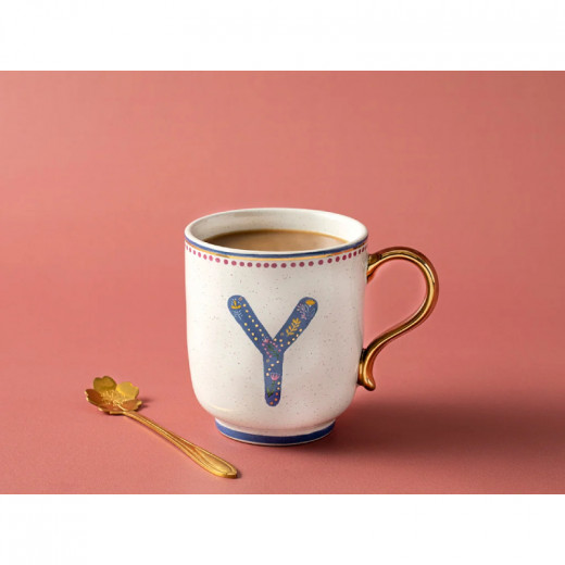 English Home Letter Y Soft Colorful Cup, 500 ml