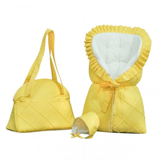 Elmalella Elegance Newborn Cocoon, Yellow Color
