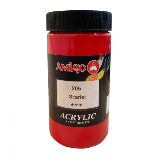 Amigo Acrylic Color, 205 Red, 300 Ml