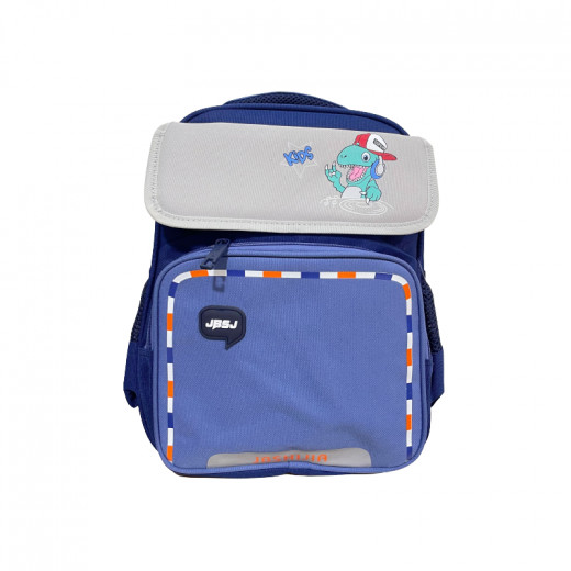 Amigo Kids Backpack, Blue & Grey