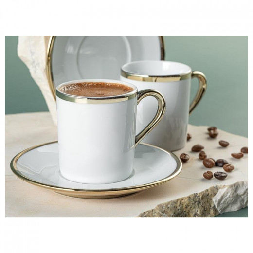English Home Porcelain Coffee Cup, 2 Set, 80 ml