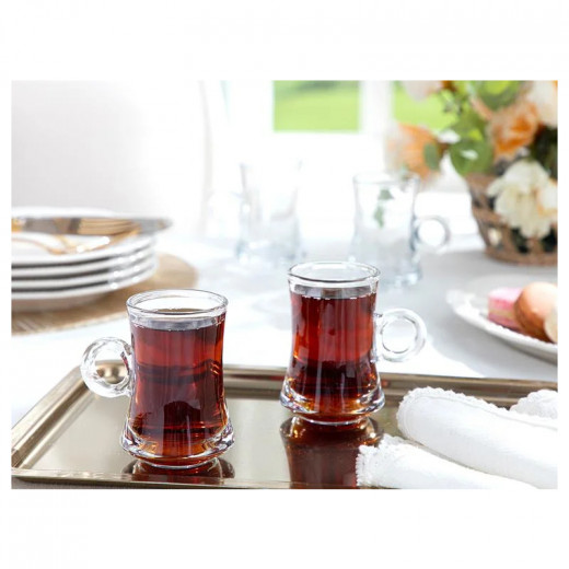 English Home Gales Glass Tea Glass 170 Ml, 4 Pieces