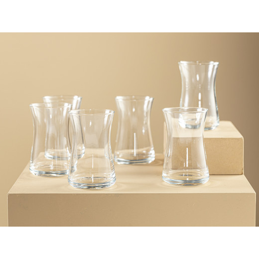 English Home Osaka Glass Set Tea Glass Transparent, 6 Pieces 155 Ml