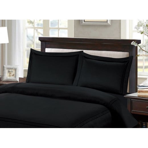 Armn Nature Soft Pillowcase Set, 70*70 cm, Black, 2 Pieces
