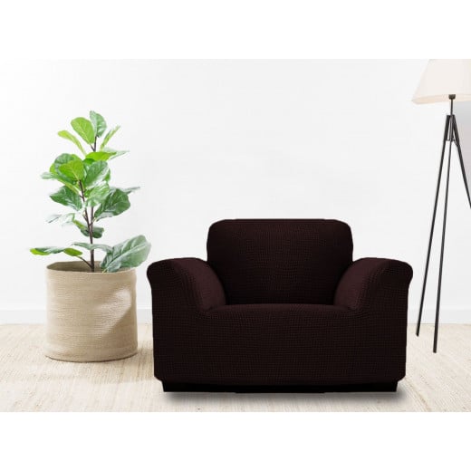 Armn Milos Sofa Cover, 1-seater, Brown Color