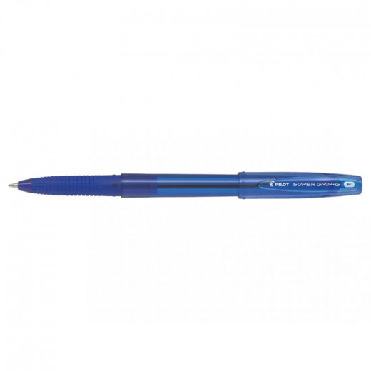 قلم حبر جاف سوبر جريب جي ذو طرف رفيع أزرق من بايلوت