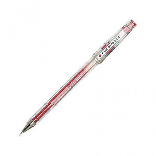 Pilot  G-Tec C4 Roller Ball Pen, 0.4mm Red Color