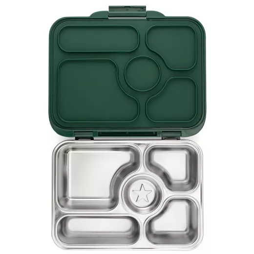 Bento Box Lunch Box Stainless Steel Leakproof, Kale Green