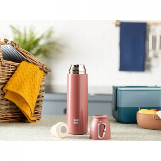 English Home Jena Stainless Steel Thermos, Dark Pink, 500 Ml