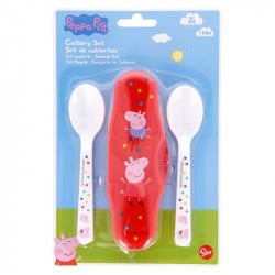 Stor Toddler Pp Spoons Travel Set Peppa Pig Little One 2 Pieces
