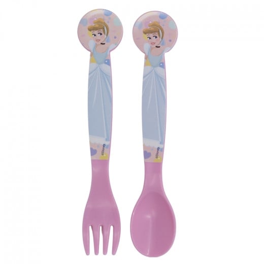 Stor Pp Cutlery Set In Polybag Disney Princess True 2 Pieces