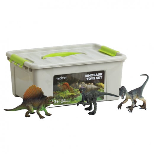 Mideer Dinosaur Toys Set - 24pcs