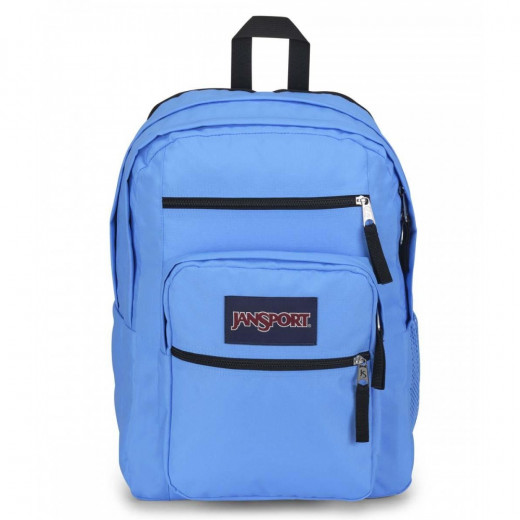 JanSport Big Student Backpack Tapestry Hydrangea, Blue Neon
