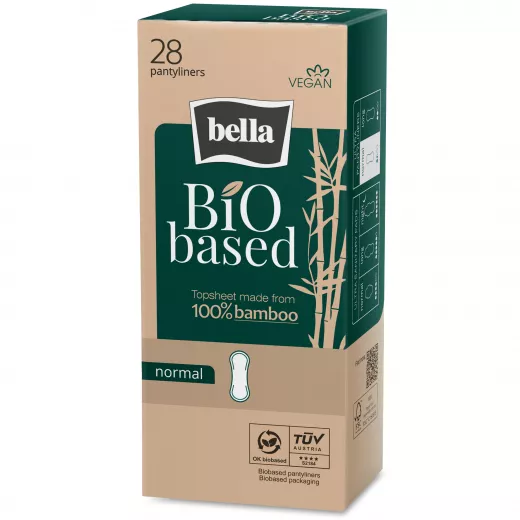 Bella Bio Based Pantyliners Normal, 28 Pieces
