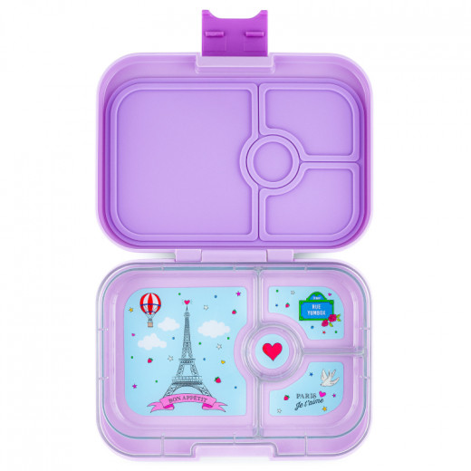 Yumbox Leakproof Sandwich Friendly Bento Box, Purple Color