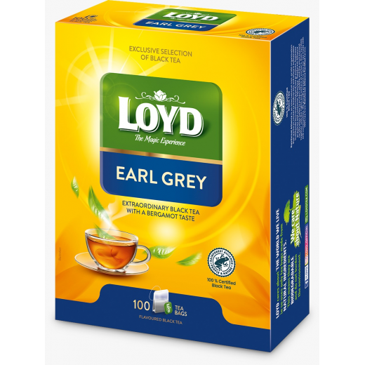 شاي ايرل جراي 50 جم (100 حبة) من لويد
