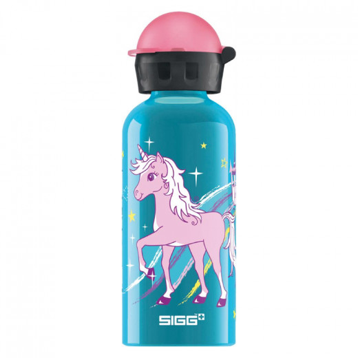 Sigg Aluminum Bella Unicorn Water Bottle, 400 ml