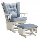 Meltem Nursery Rocking Chair Set Blue