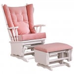 Meltem Nursery Rocking Chair Set Pink