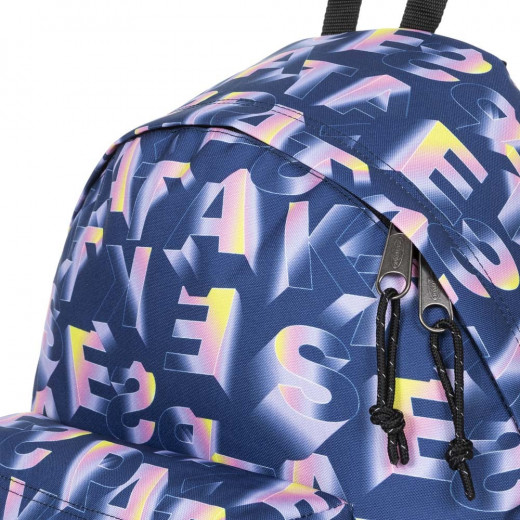 Eastpak Padded Pak'r Blocktype Backpack, Navy Blue