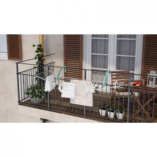 Colombo Balcony Clothes Dryer, Silver, 18M