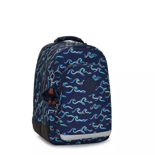 Kipling-Class Room-Large Backpack With Laptop Protection Ocean