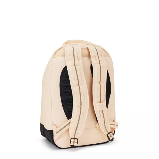 Kipling-Class Room-Large Backpack With Laptop Protection Beige