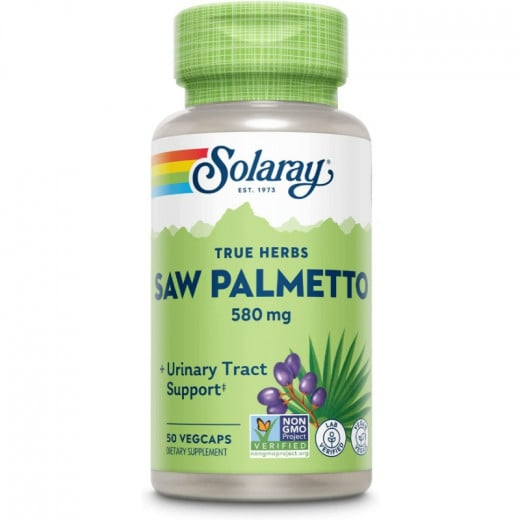 Solaray, Saw palmetto 580 mg, 100 vegcaps