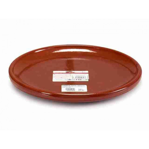 Arte Regal Brown Clay Steak Thick Plate 30 centimeters / 12